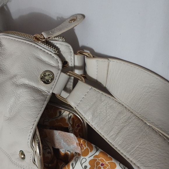 EMMA FOX Adjustable Side Cream Dressage Frame  Shoulderbag - Picture 15 of 16